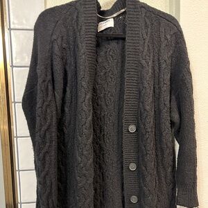 Old Navy Grey Knit Cardigan